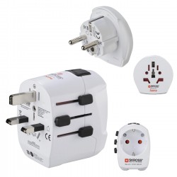 TRAVEL Adaptador Hama  ``Pro Light´´ Universal + USB